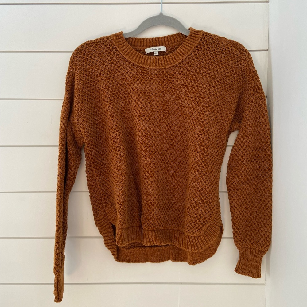 Madewell cotton cable knit sweater